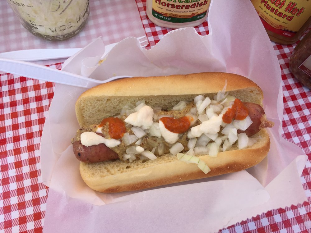 Hot Dogs at Happy Dog Hotdogs